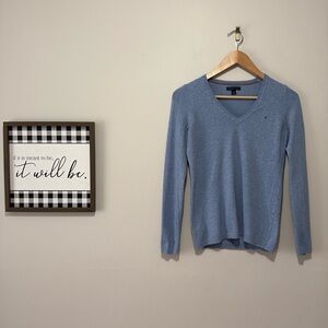 Tommy Hilfiger v-neck sweater - Blue - XS